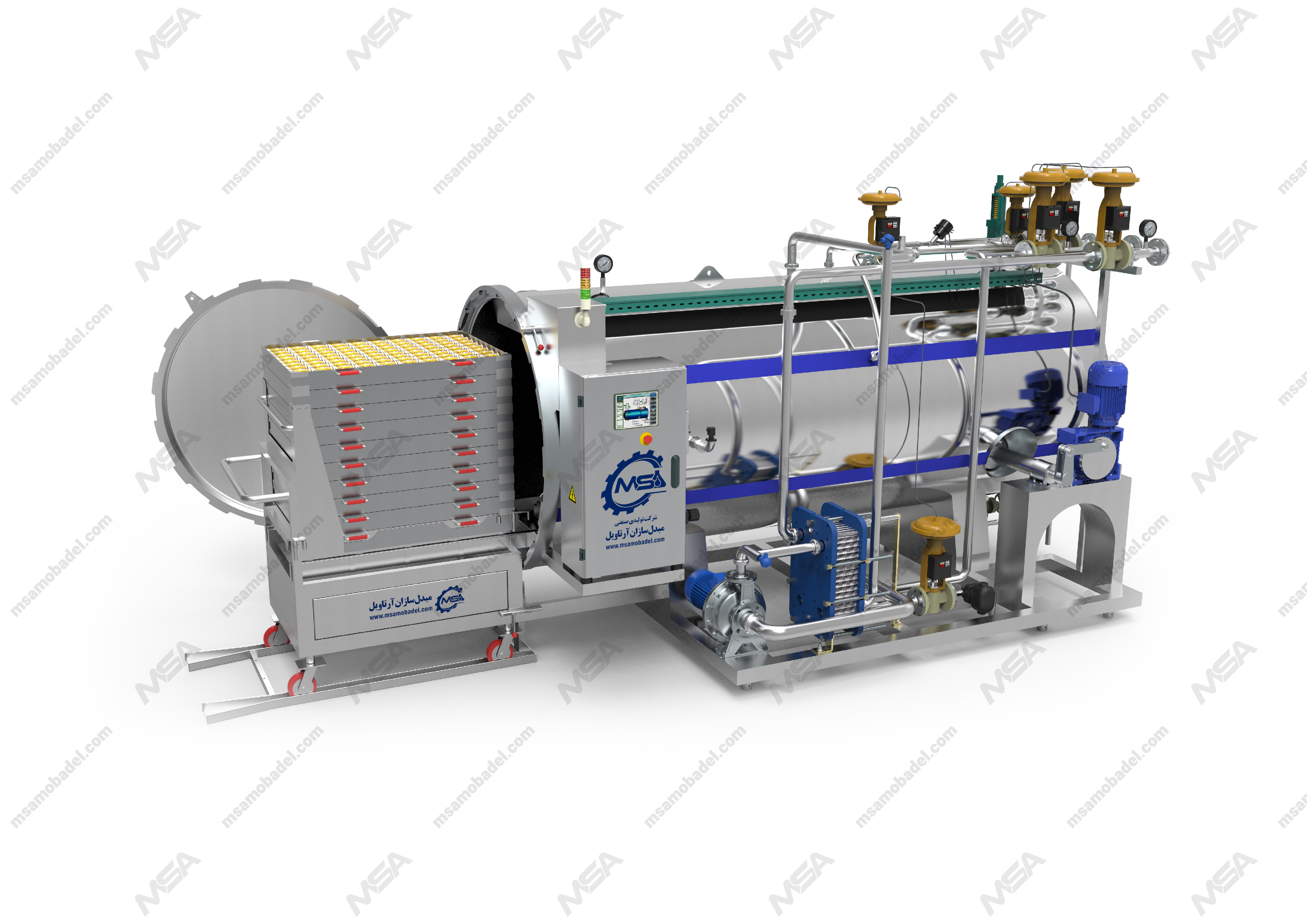 اتوکلاو ساخت شرکت مبدل سازان آرتاویل