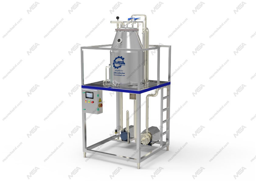 یونیت دگازور پیشرفته برای حذف گاز و بوی نامطبوع شیر در خط تولید لبنیات