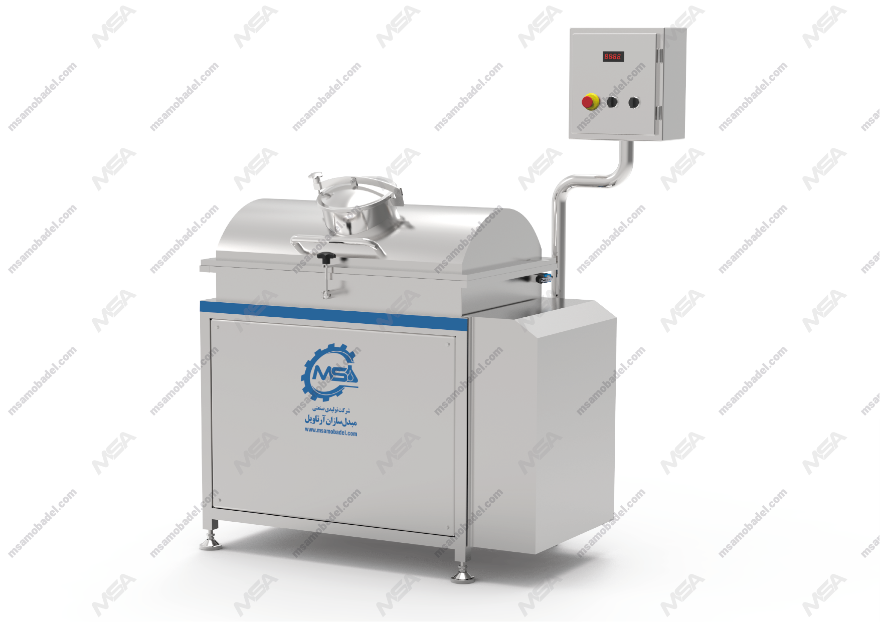 پاتیل پنیر پیتزا ساخت شرکت مبدل سازان آرتاویل